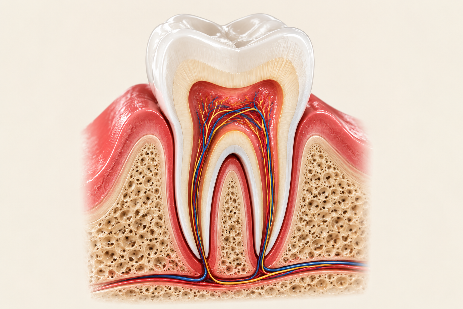 Dental treatment planning illustration